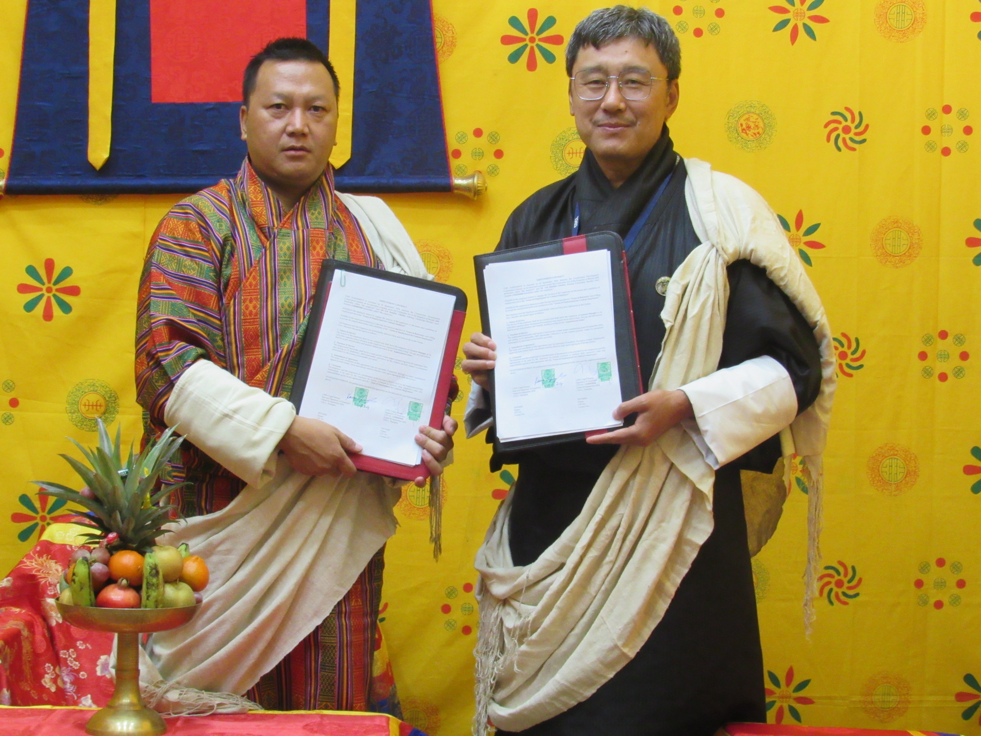 Tashi Khadar Ceremony for New Recruits
